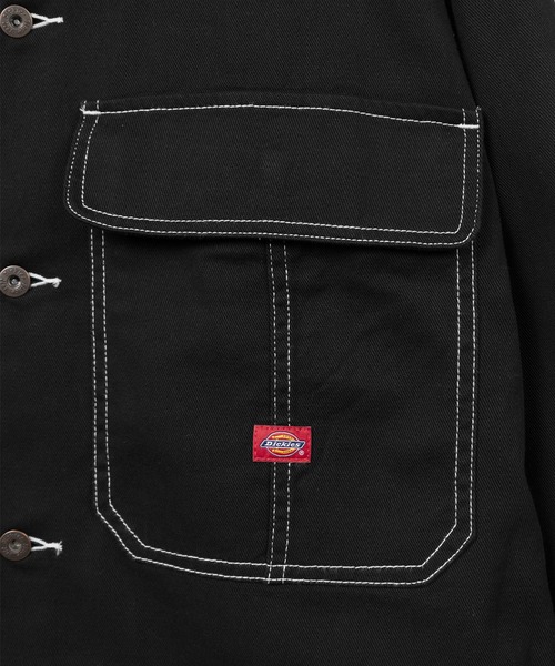 Dickies（ディッキーズ）の「【Dickies/ディッキーズ】 オーバーサイズ ワークジャケット/ カバーオール（ブルゾン・メンズ・ブラック/ベージュ/オフホワイト・M/L/XL）」の18枚目の写真