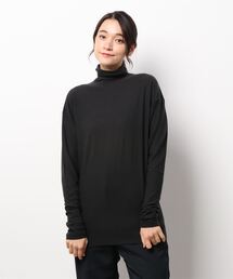UNFIL | 【unfil】メリノジャージー タートルネックTシャツ WOMEN(ニット/セーター)