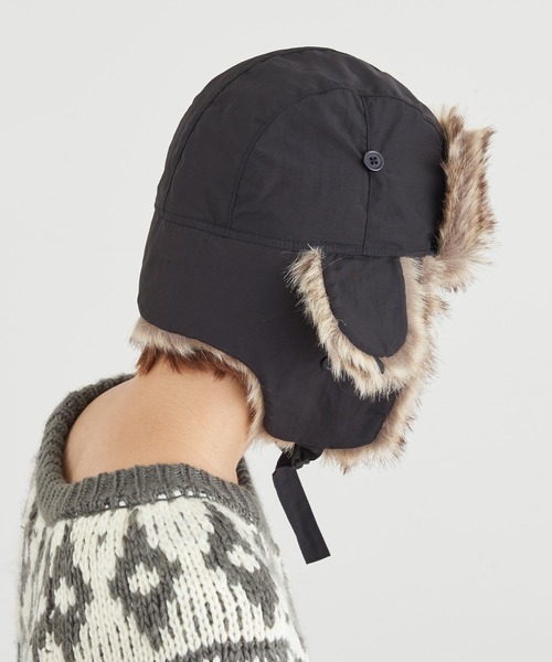 CIAOPANIC TYPY（チャオパニックティピー）の「フライトハット（ハット・レディース・ブラック/カーキ・ONE SIZE）」の17枚目の写真