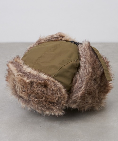 CIAOPANIC TYPY（チャオパニックティピー）の「フライトハット（ハット・レディース・ブラック/カーキ・ONE SIZE）」の4枚目の写真