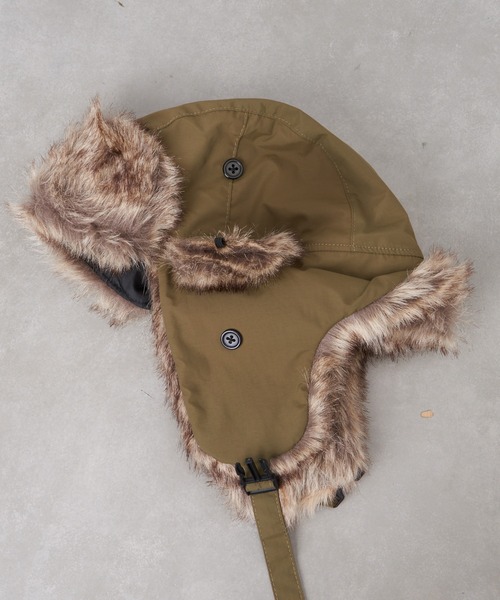 CIAOPANIC TYPY（チャオパニックティピー）の「フライトハット（ハット・レディース・ブラック/カーキ・ONE SIZE）」の16枚目の写真