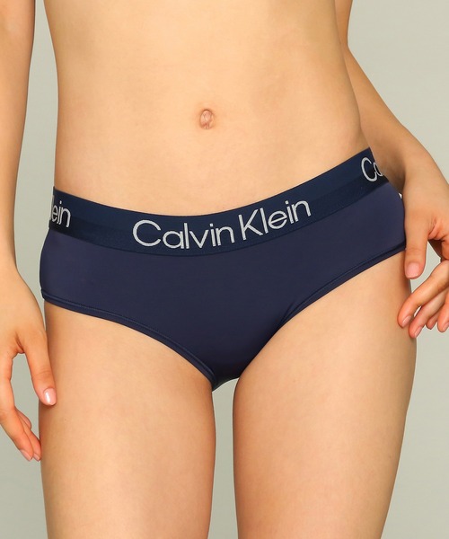 Calvin Klein Underwear（カルバンクラインアンダーウェア）の「ストラクチャー マイクロ ヒップスターショーツ（ショーツ・レディース・ブラック/ダークグリーン/ブルー・S/M/L/XS）」の1枚目の写真