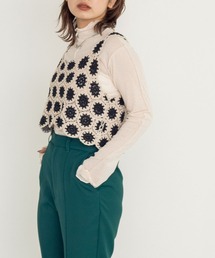 w closet | モチーフベスト+シアータートルプルオーバーSET(ニット/セーター)