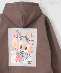 ALWAYS GOOD TIME | 【TOM & JERRY/トムとジェリー】裏起毛 ビッグシルエット プルオーバーパーカー(パーカー)