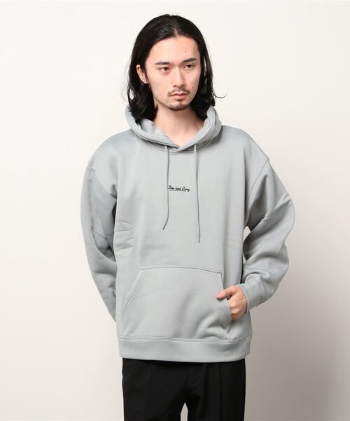 ALWAYS GOOD TIME（オルウェイズグッドタイム）の「【TOM & JERRY/トムとジェリー】裏起毛 ビッグシルエット プルオーバーパーカー（パーカー・メンズ・ブルーグレー/ブラウン/ブラック/ホワイト・M/L/LL）」の20枚目の写真