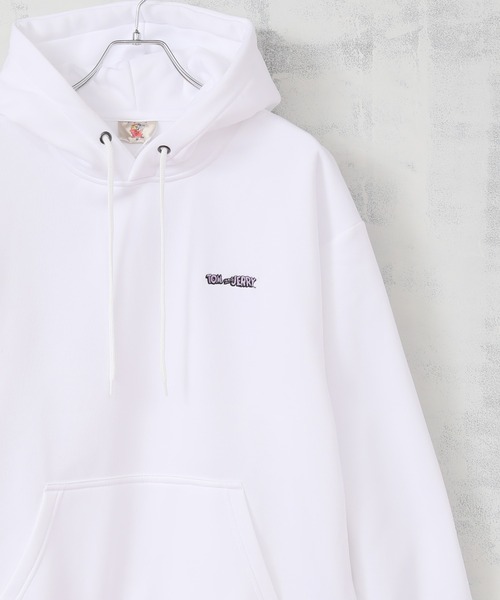 ALWAYS GOOD TIME（オルウェイズグッドタイム）の「【TOM & JERRY/トムとジェリー】裏起毛 ビッグシルエット プルオーバーパーカー（パーカー・メンズ・ブルーグレー/ブラウン/ブラック/ホワイト・M/L/LL）」の15枚目の写真