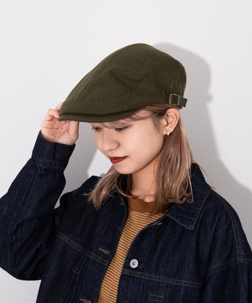 kutir（クティール）の「ハンチング（ハンチング/ベレー帽・レディース・チャコールグレー/ブラック/ブラウン系その他/カーキ・FREE）」の4枚目の写真