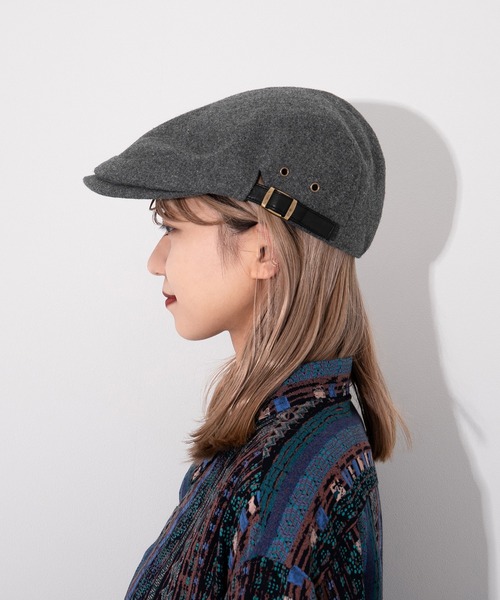 kutir（クティール）の「ハンチング（ハンチング/ベレー帽・レディース・チャコールグレー/ブラック/ブラウン系その他/カーキ・FREE）」の6枚目の写真