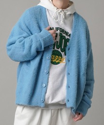 SPINNS | ドロップショルダー シャギーニット ルーズカーディガン(カーディガン/ボレロ)