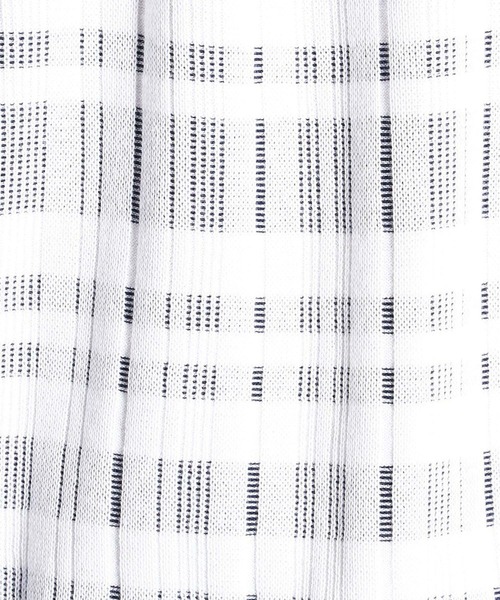 NICOLE CLUB FOR MEN(ニコルクラブフォーメン)の「【21年モデル】チェック風転換裏ボーダーニット(ニット/セーター・メンズ・ホワイト×ネイビー/ホワイト系/ブラック系その他・LARGE/X-LARGE/MEDIUM)」の10枚目の写真