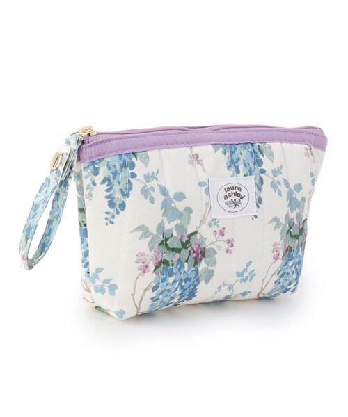 LAURA ASHLEY(ローラアシュレイ)の「ウィステリア柄 マーケットトート(エコバッグ/サブバッグ・レディース・ライトパープル/ワイン系・00)」の11枚目の写真