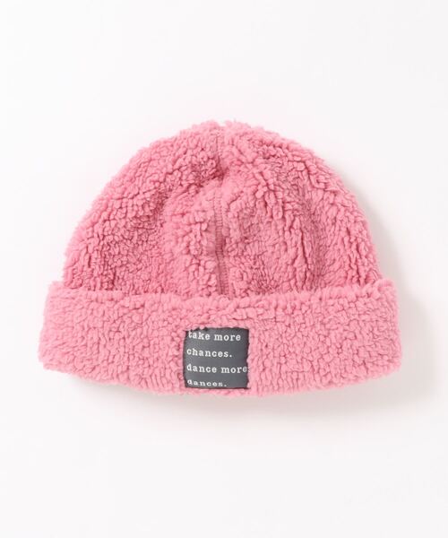 BENETTON (UNITED COLORS OF BENETTON)（ベネトンユナイテッドカラーズオブベネトン）の「キッズワッペンワッチキャップ・帽子B（ニットキャップ/ビーニー・キッズ・カーキ/スモークピンク/ダークグレー・LARGE/SMALL）」の7枚目の写真