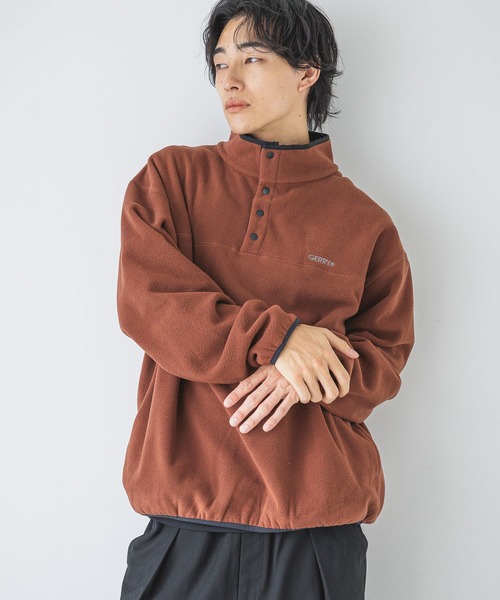 LOWRYS FARM(ローリーズファーム)の「GERRYフリーススタンドプルオーバー 259342(Tシャツ/カットソー・メンズ・ホワイト/グリーン/ホワイト系その他/ブラック/ブラック系その他/グレー/パープル/ブラック×グレー/ホワイト×ネイビー/ホワイト系その他2/グリーン系その他/グレー系その他/オレンジ/ブルー/アイボリー/チャコールグレー×ブラック/ブラウン・MEDIUM/LARGE)」の2枚目の写真