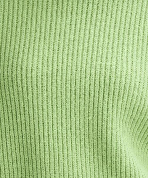 green label relaxing（グリーンレーベルリラクシング）の「フォルム スリーブ クロップド プルオーバー ニット ボーダー（ニット/セーター・レディース・ネイビー/オフホワイト/ライム/その他1・FREE）」の17枚目の写真