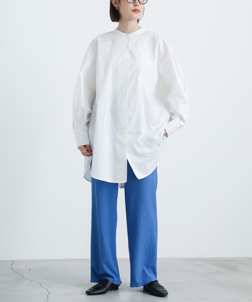 select MOCA（セレクトモカ）の「ジャガードカラーワイドパンツ（その他パンツ・レディース・ブラック/ピンク/オレンジ/ブルー/ライトグリーン・FREE）」の13枚目の写真