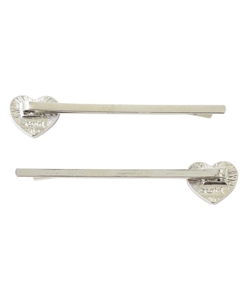 X-girl(エックスガール)の「HEART LOGO PIINS(ヘアピン・レディース・ブラック/レッド/ライトグリーン・ONE SIZE)」の8枚目の写真