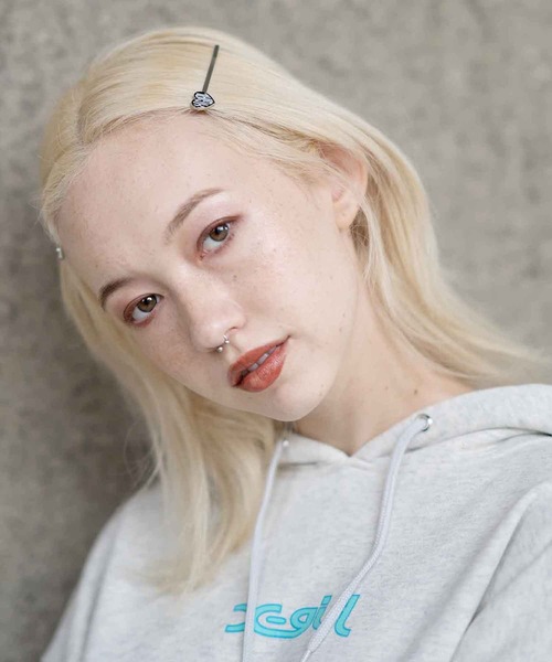 X-girl(エックスガール)の「HEART LOGO PIINS(ヘアピン・レディース・ブラック/レッド/ライトグリーン・ONE SIZE)」の14枚目の写真