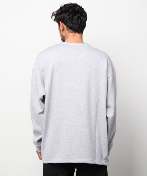 CITY TOKYO（シティトウキョウ）の「コットン･カシミヤスウェットプルオーバー（スウェット・メンズ・ホワイト/ライトグレー・3/2）」の4枚目の写真