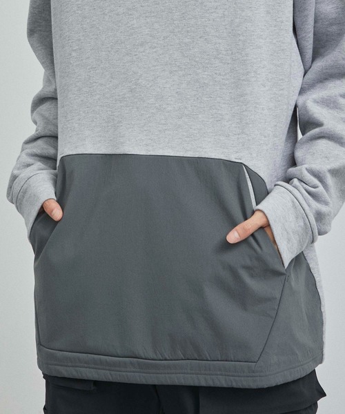 CITY TOKYO（シティトウキョウ）の「コットン･カシミヤスウェットプルオーバー（スウェット・メンズ・ホワイト/ライトグレー・3/2）」の15枚目の写真