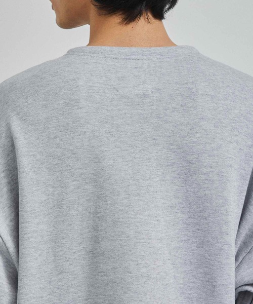 CITY TOKYO（シティトウキョウ）の「コットン･カシミヤスウェットプルオーバー（スウェット・メンズ・ホワイト/ライトグレー・3/2）」の16枚目の写真