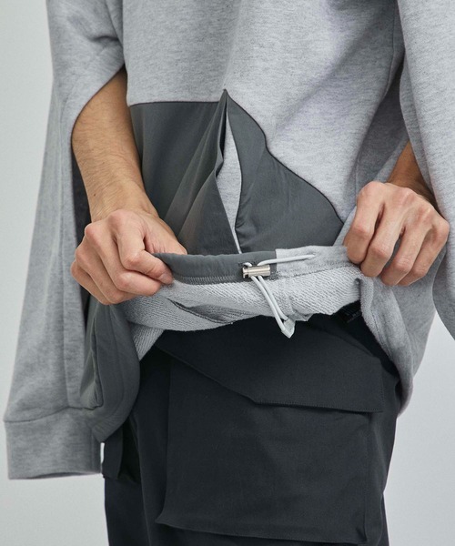 CITY TOKYO（シティトウキョウ）の「コットン･カシミヤスウェットプルオーバー（スウェット・メンズ・ホワイト/ライトグレー・3/2）」の19枚目の写真