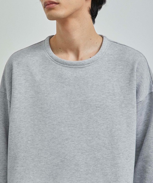CITY TOKYO（シティトウキョウ）の「コットン･カシミヤスウェットプルオーバー（スウェット・メンズ・ホワイト/ライトグレー・3/2）」の14枚目の写真