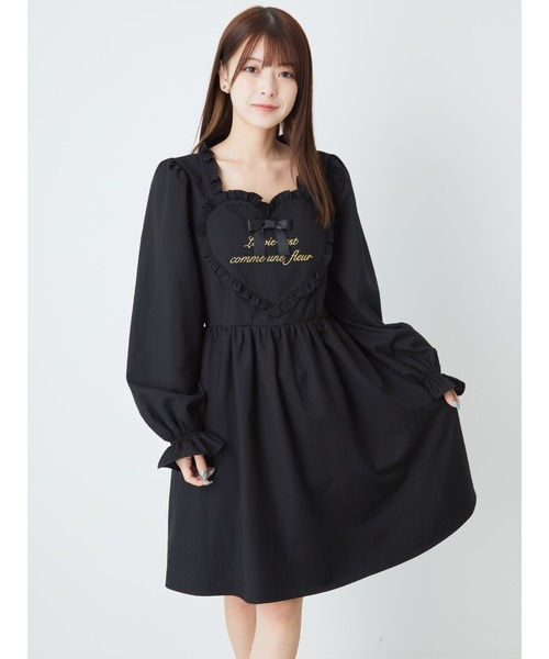 ハートメッセージop ワンピース ワンピース Ank Ank Rouge アンクルージュ のワンピース ハートメッセージop を購入できます Ailand Rouge アンクルージュ のファッション 絶賛販売中