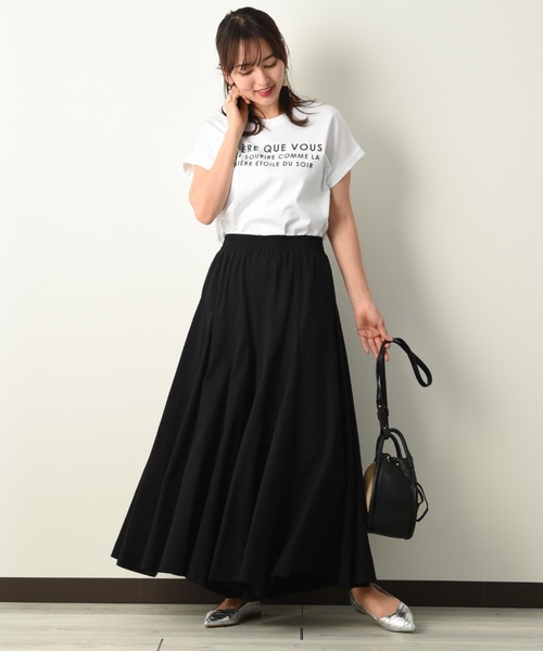 INTERPLANET（インタープラネット）の「ライトデニムパネル切替スカンツ（その他パンツ・レディース・ブラック/インディゴブルー/ブルー・FREE）」の11枚目の写真