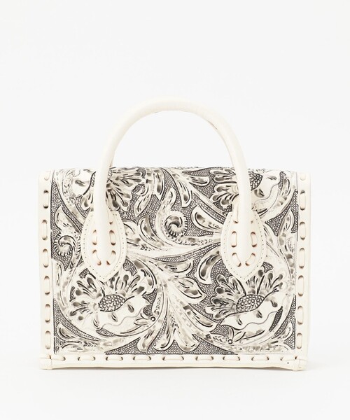 CARVING TRIBES(カービングトライブス)の「SuperminiMaestra(ハンドバッグ・レディース・ブラック/ブラウン/キナリ・FREE)」の9枚目の写真