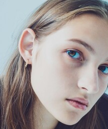 ete エテ　K10 ツイスト　フープ　ピアス　【片耳のみ】 ete - ete エテ K10/K18 ツイスト ひねりフープピアスの通販 by