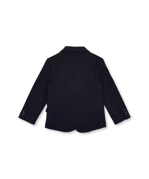 BeBe(ベベ)の「BeBe/フォーマルストレッチポンチテーラードジャケット(110~130cm)(スーツジャケット・キッズ・ブラック・130/120/110)」の2枚目の写真