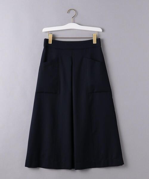 UNITED ARROWS(ユナイテッドアローズ)の「<UNITED ARROWS>TRICOTIN ボックスタック スカート B(スカート・レディース・ベージュ/ネイビー/ライム・40/38/36)」の3枚目の写真