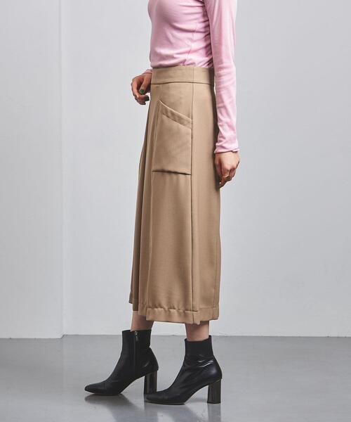 UNITED ARROWS(ユナイテッドアローズ)の「<UNITED ARROWS>TRICOTIN ボックスタック スカート B(スカート・レディース・ベージュ/ネイビー/ライム・40/38/36)」の5枚目の写真