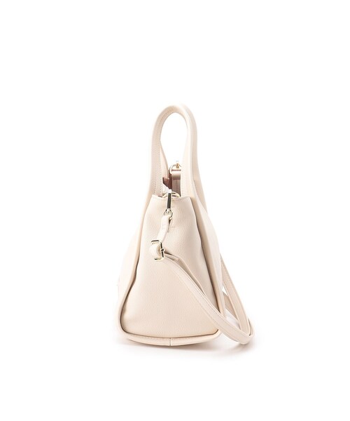 OPAQUE.CLIP（オペークドットクリップ）の「◆ソフトスクエアミニトート【軽量・2WAY・抗菌防臭加工生地使用】（トートバッグ・レディース・グレー/ライトオレンジ系/オフホワイト・00）」の14枚目の写真