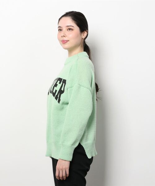 Figments（フィグメンツ）の「ANOTHERニット（ニット/セーター・レディース・グリーン/グレー・FREE）」の12枚目の写真