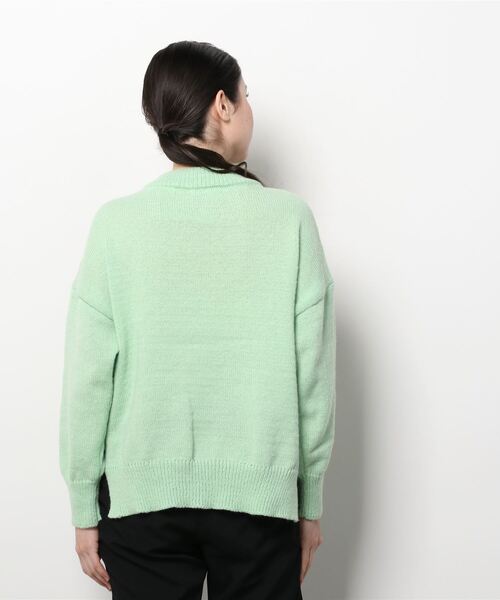 Figments（フィグメンツ）の「ANOTHERニット（ニット/セーター・レディース・グリーン/グレー・FREE）」の11枚目の写真