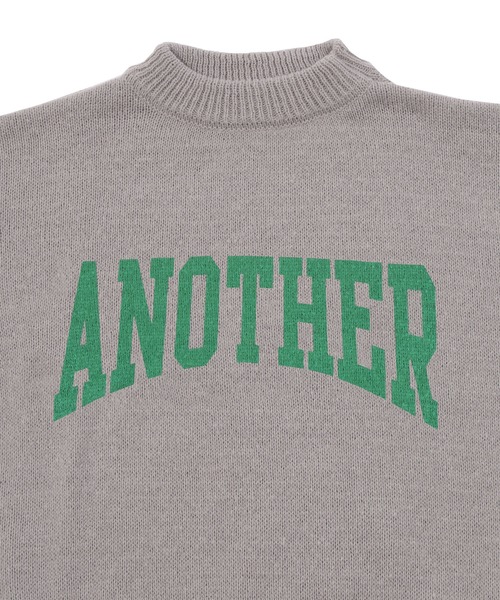 Figments（フィグメンツ）の「ANOTHERニット（ニット/セーター・レディース・グリーン/グレー・FREE）」の7枚目の写真