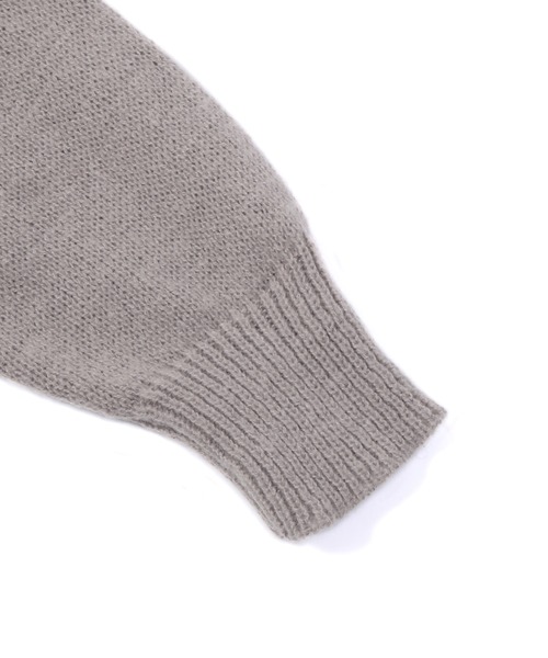 Figments（フィグメンツ）の「ANOTHERニット（ニット/セーター・レディース・グリーン/グレー・FREE）」の9枚目の写真