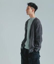 【WEB限定】ヘザー ジップ カーディガン ブルゾン