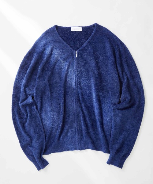 ADAM ET ROPE'（アダムエロペ）の「【WEB限定】ヘザー ジップ カーディガン ブルゾン（カーディガン/ボレロ・メンズ・チャコールグレー/ベージュ/ネイビー・M/L）」の16枚目の写真