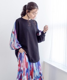 OSMOSIS | 切替スリーブプルオーバー(スウェット)