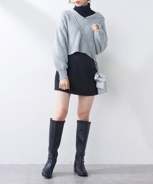 OLIVE des OLIVE(オリーブデオリーブ)の「【WEB限定】リングハンドルマルチショルダー(ショルダーバッグ・レディース・ブラック/オフホワイト/シルバー・FREE)」の10枚目の写真