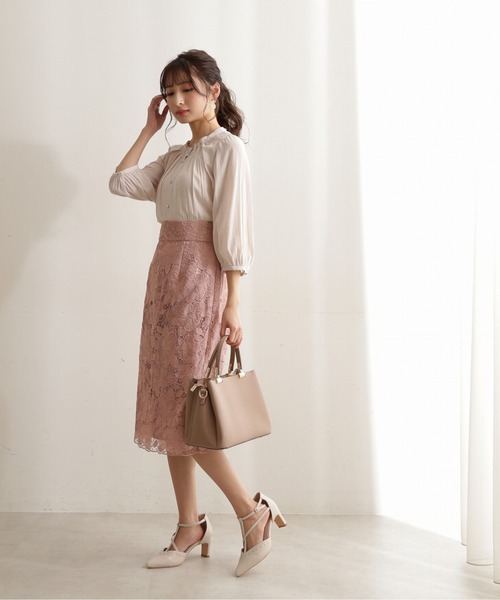 PROPORTION BODY DRESSING（プロポーションボディドレッシング）の「フリルネックブラウス / 1212110901（シャツ/ブラウス・レディース・グレー/ブルー/ホワイト系その他・SMALL/MEDIUM）」の8枚目の写真