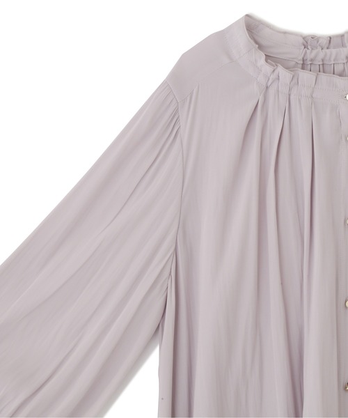 PROPORTION BODY DRESSING（プロポーションボディドレッシング）の「フリルネックブラウス / 1212110901（シャツ/ブラウス・レディース・グレー/ブルー/ホワイト系その他・SMALL/MEDIUM）」の19枚目の写真