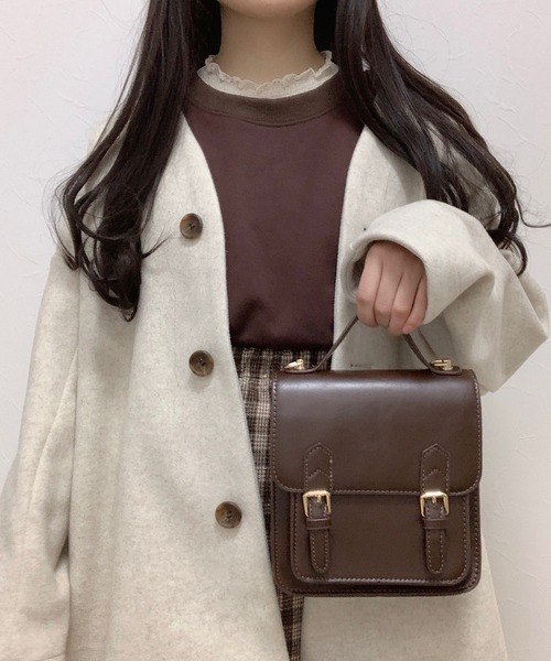 Cham.（チャム）の「3wayレトロショルダーバッグ（ショルダーバッグ・レディース・レッド/ブラウン/ブラック・F）」の8枚目の写真