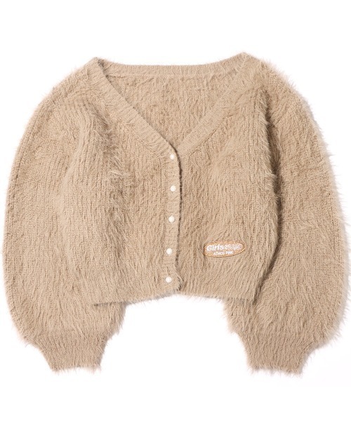 atmos pink(アトモスピンク)の「atmos pink × Girls2 カーディガン 【SP】(カーディガン/ボレロ・レディース・ラベンダー/ホワイト/ベージュ・FREE)」の3枚目の写真