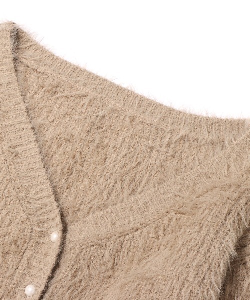 atmos pink(アトモスピンク)の「atmos pink × Girls2 カーディガン 【SP】(カーディガン/ボレロ・レディース・ラベンダー/ホワイト/ベージュ・FREE)」の7枚目の写真