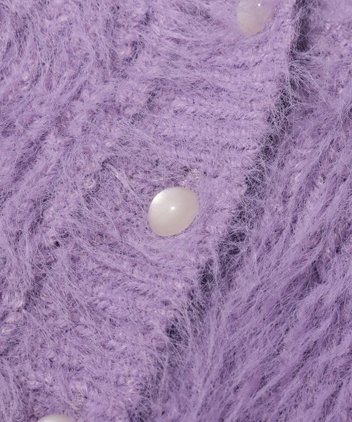 atmos pink(アトモスピンク)の「atmos pink × Girls2 カーディガン 【SP】(カーディガン/ボレロ・レディース・ラベンダー/ホワイト/ベージュ・FREE)」の12枚目の写真