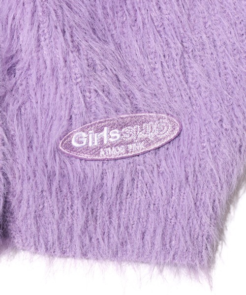 atmos pink(アトモスピンク)の「atmos pink × Girls2 カーディガン 【SP】(カーディガン/ボレロ・レディース・ラベンダー/ホワイト/ベージュ・FREE)」の18枚目の写真