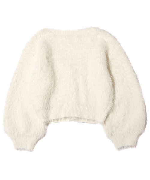 atmos pink(アトモスピンク)の「atmos pink × Girls2 カーディガン 【SP】(カーディガン/ボレロ・レディース・ラベンダー/ホワイト/ベージュ・FREE)」の5枚目の写真